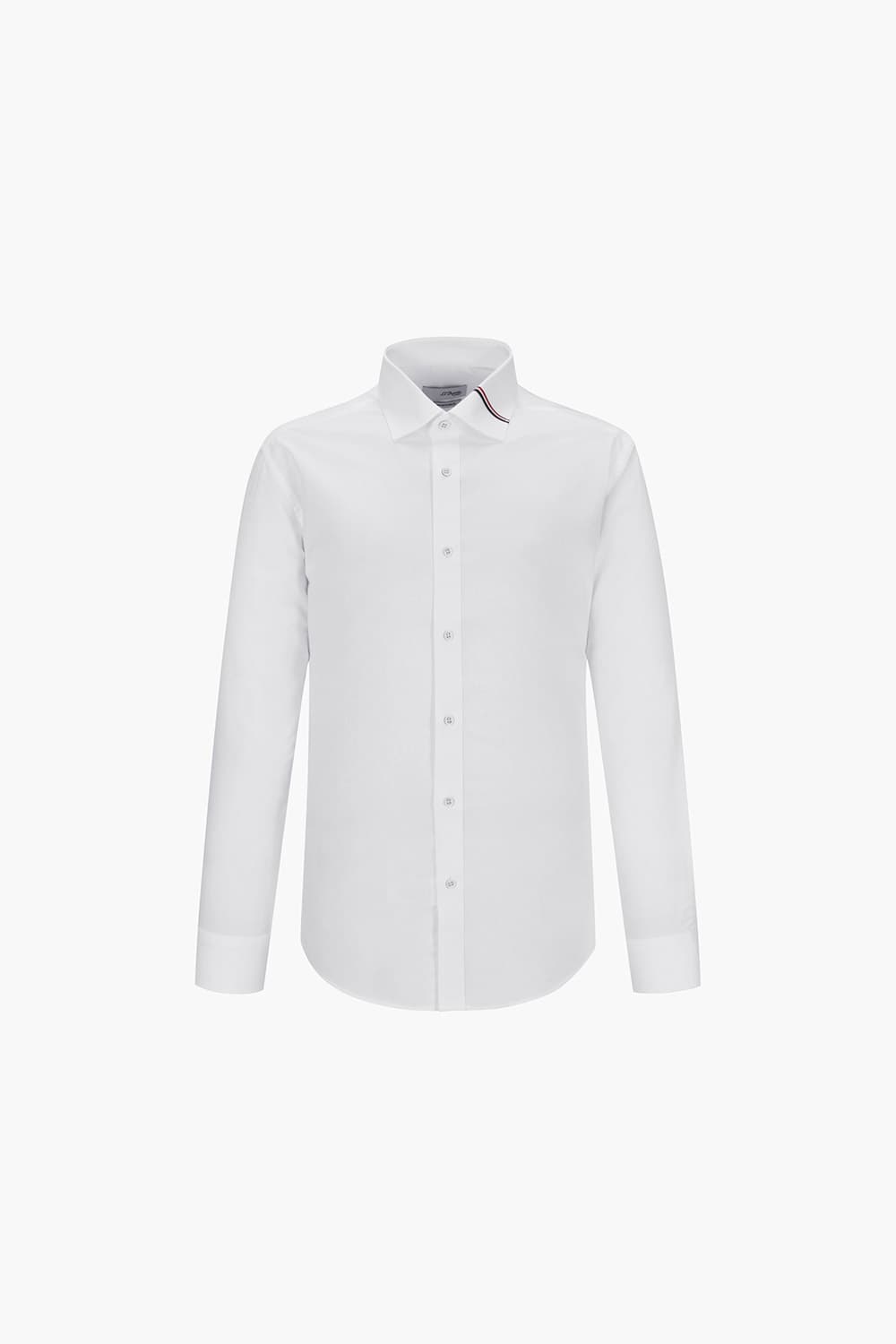 카라 트리콜로르 953 컴포터블 셔츠 화이트 SE5SM22LS953SWH