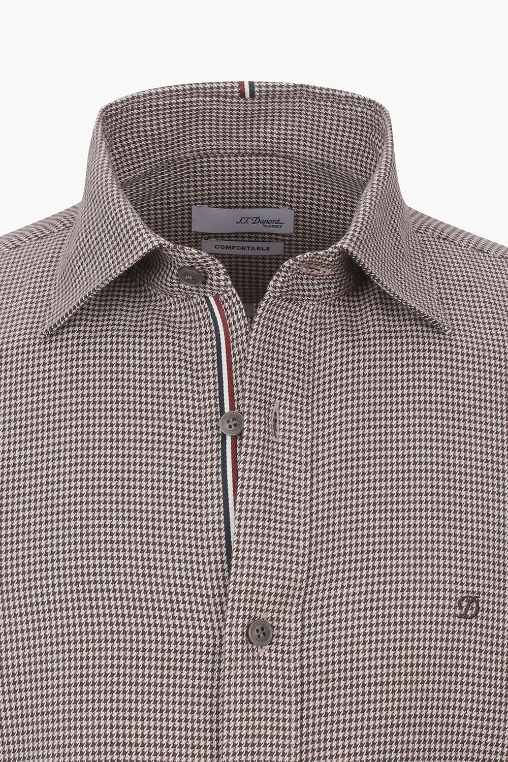 마이크로 하운드투스 기모 955 컴포터블 셔츠 브라운 SE3FM22LS955SBW