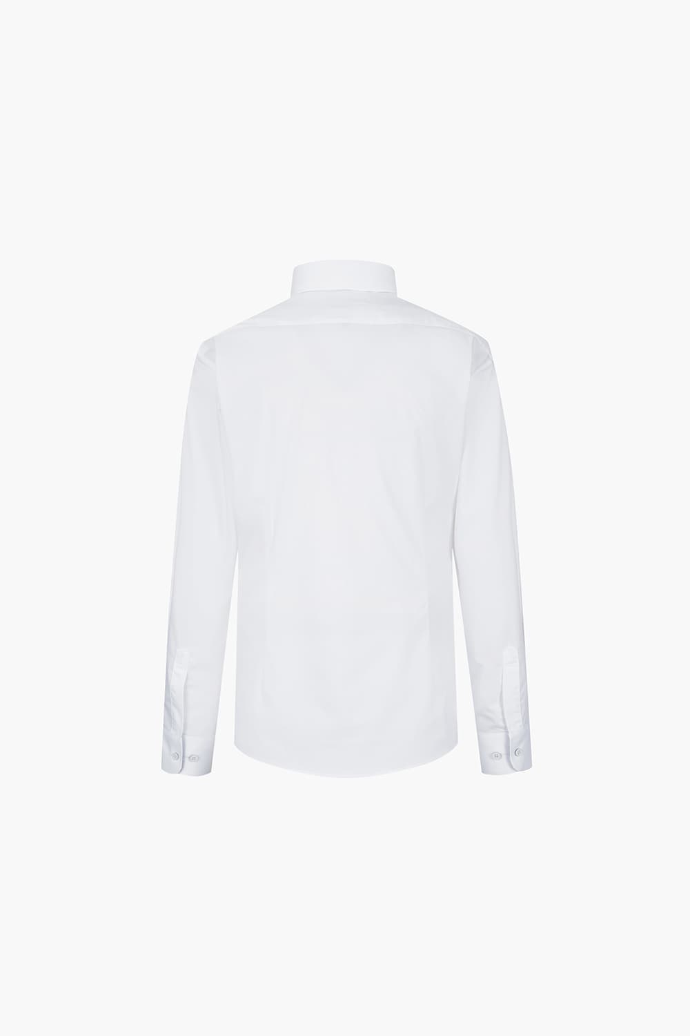 [패밀리세일] 스트레치 배색 포인트 755 컴포터블 셔츠 화이트