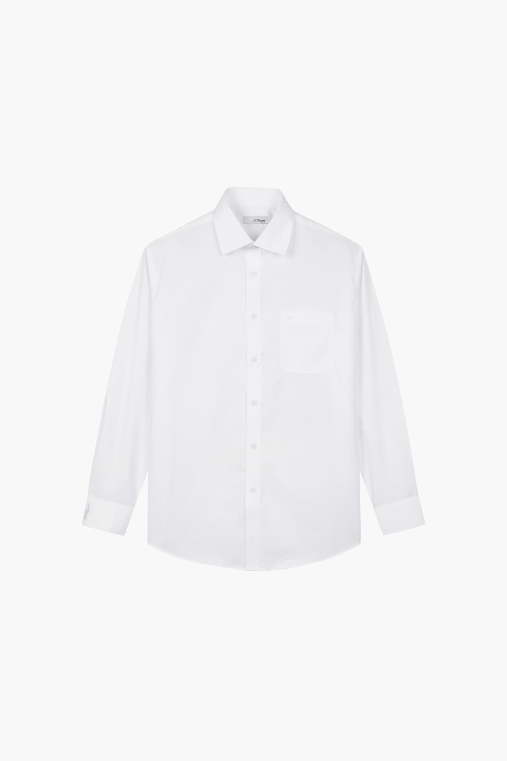 [패밀리세일] 스트레치 솔리드 703 비즈니스 셔츠 화이트