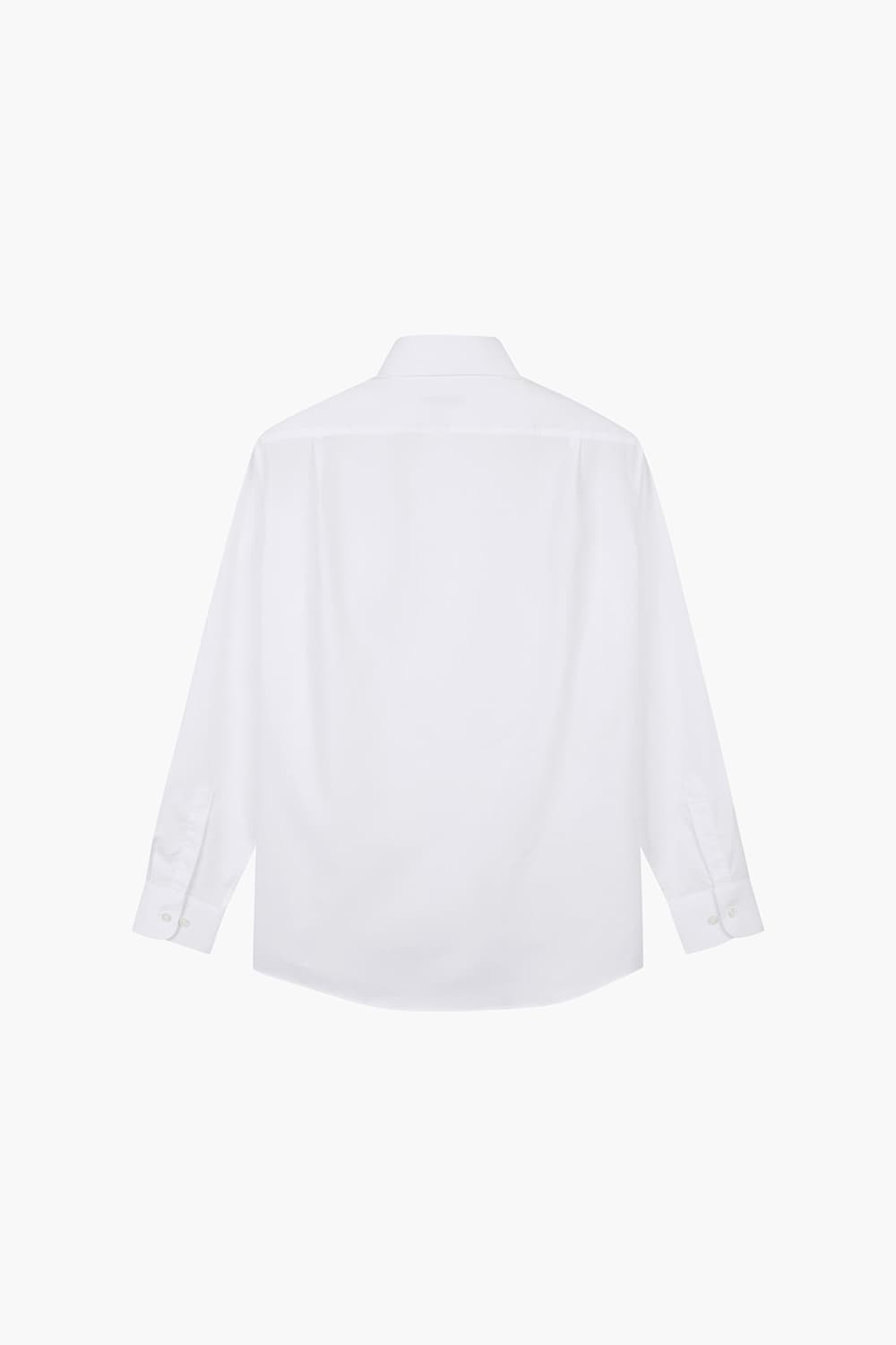 [패밀리세일] 스트레치 솔리드 801 비즈니스 셔츠 화이트