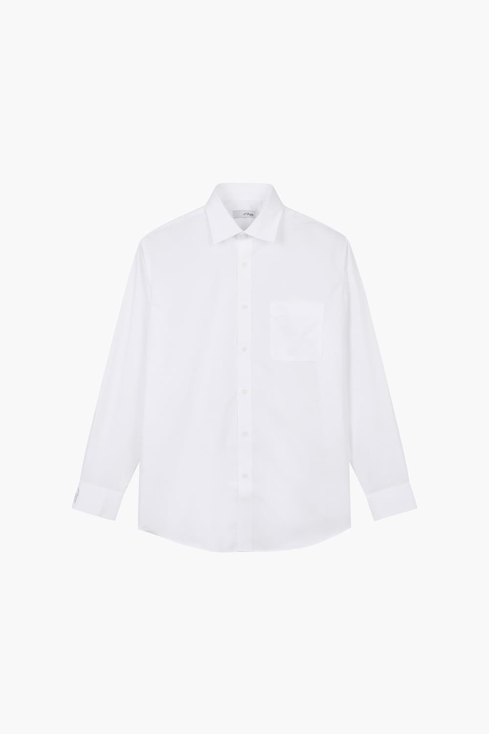 [패밀리세일] 스트레치 솔리드 801 비즈니스 셔츠 화이트