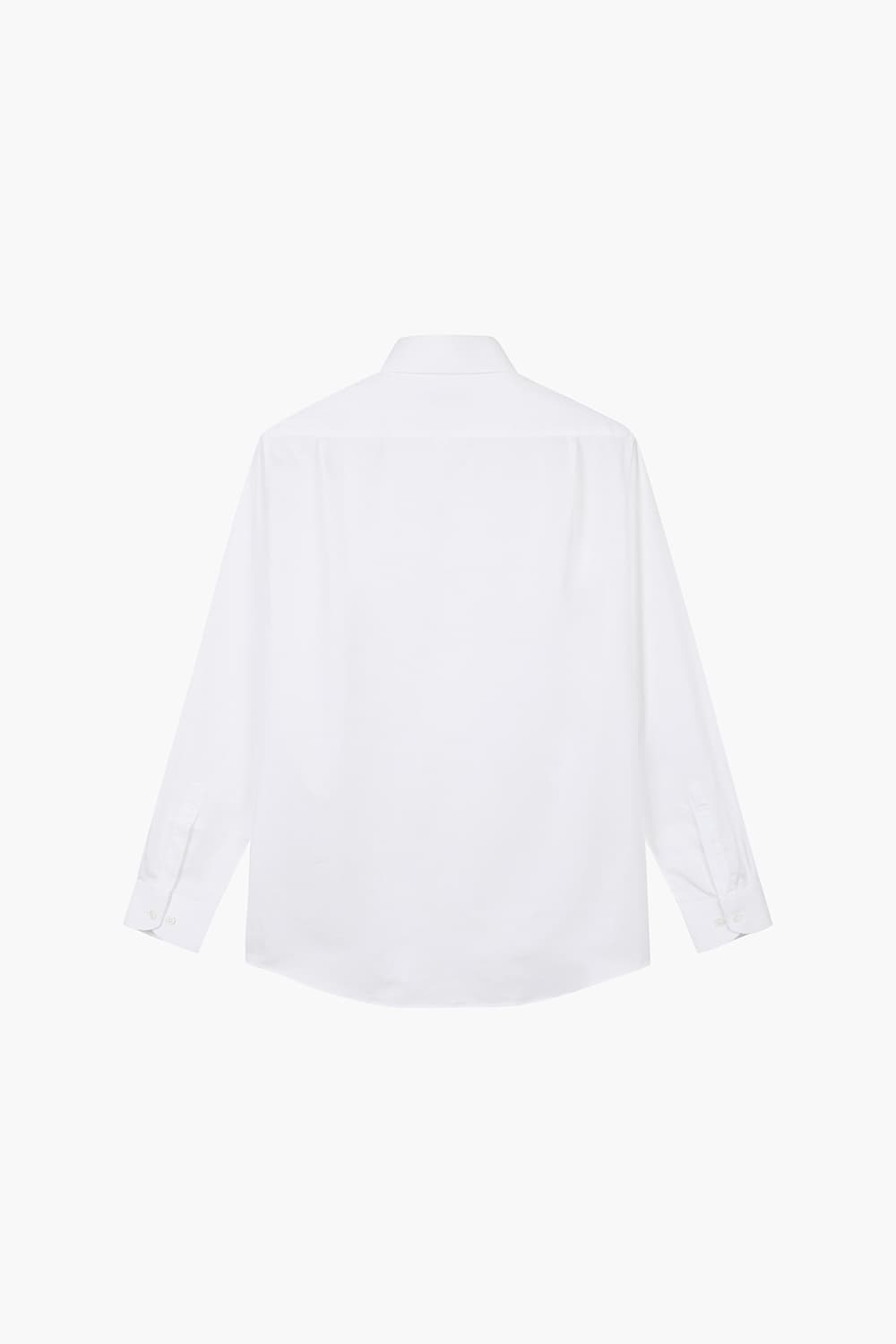 [패밀리세일] 사틴 솔리드 701 비즈니스 셔츠 화이트