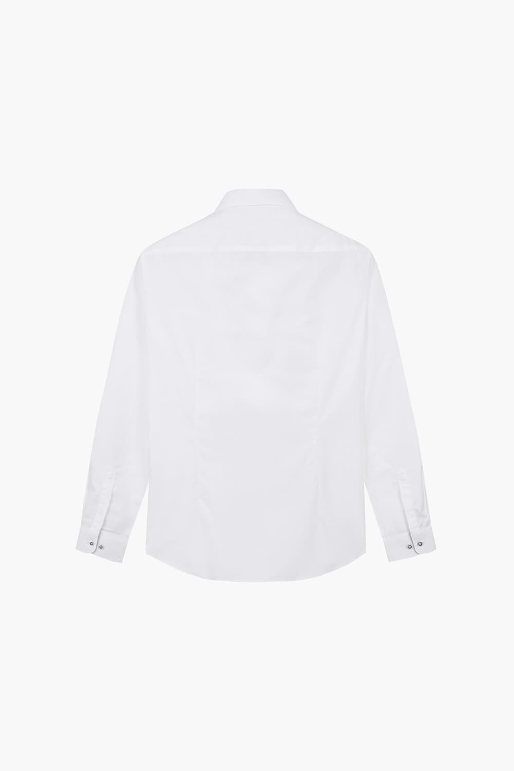 [패밀리세일] 트윌 배색 363 컴포터블 셔츠 화이트