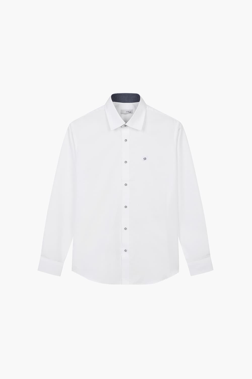 [패밀리세일] 트윌 배색 363 컴포터블 셔츠 화이트