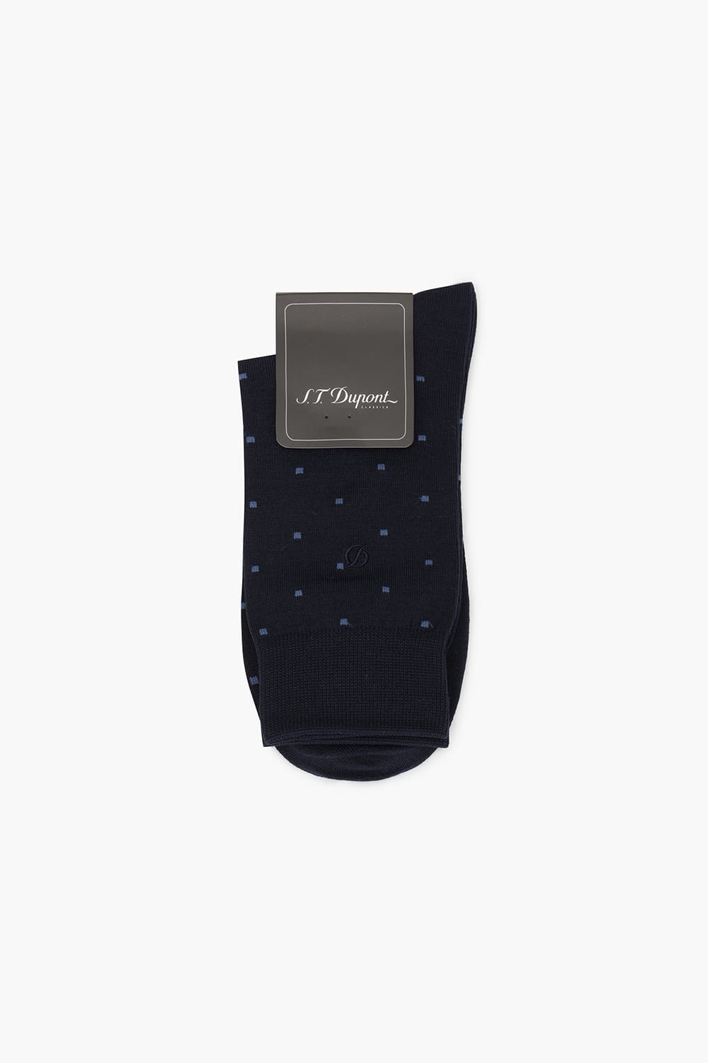 [패밀리세일] 도트 올오버 1002 장목 양말 네이비