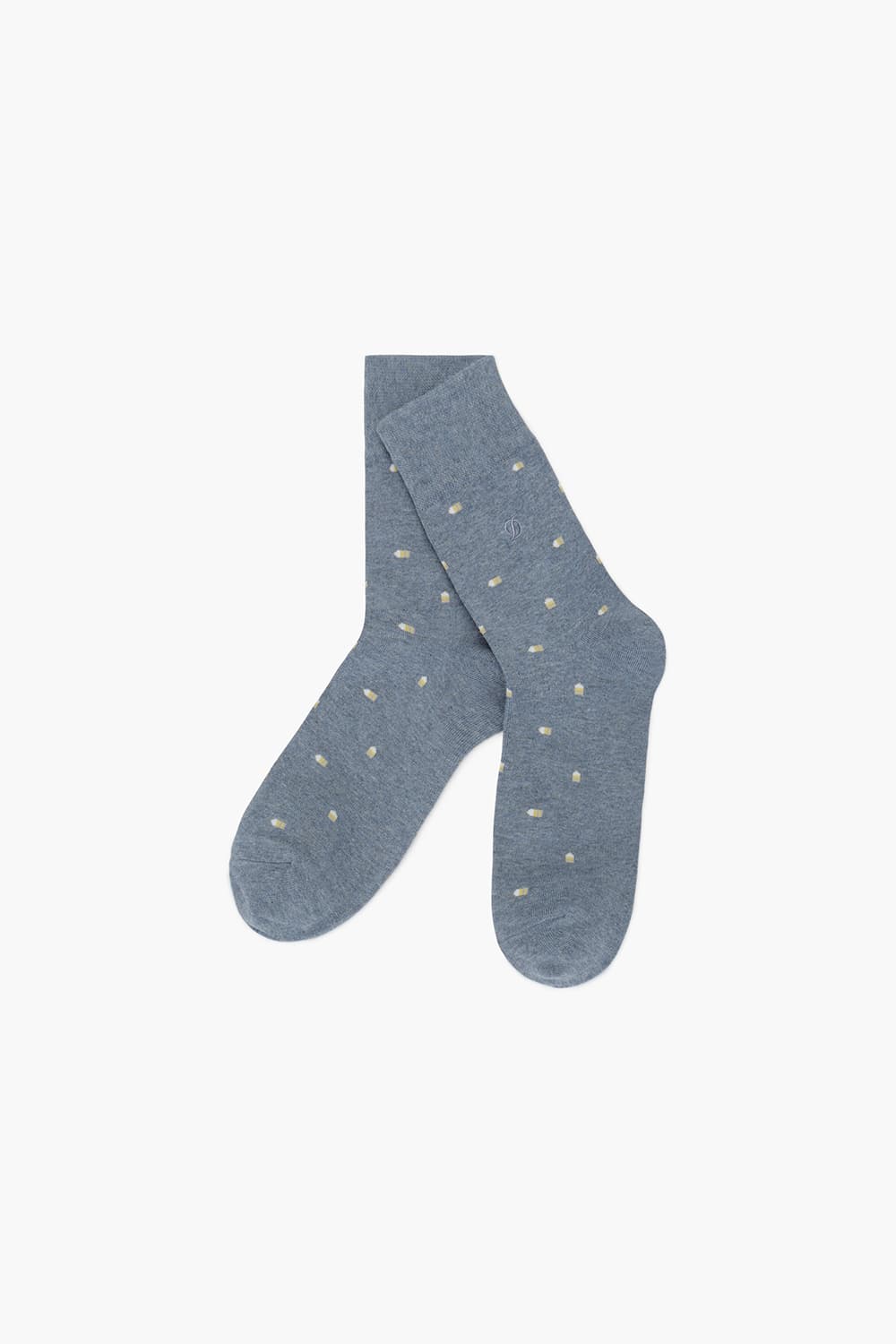 [패밀리세일] 펜슬 모티브 올오버 1301 장목 양말 블루