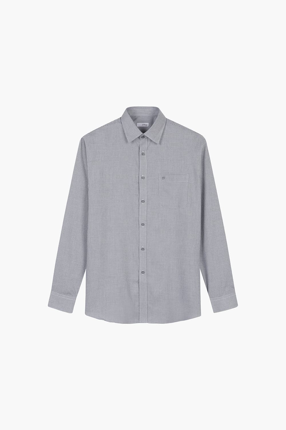 [패밀리세일] 마이크로 하운드투스 체크 기모 706 컴포터블 셔츠 브라운