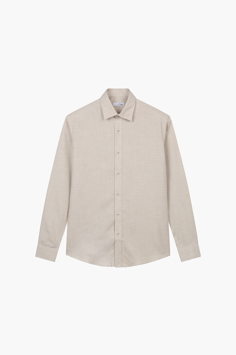[패밀리세일] 마이크로 체크 기모 331 컴포터블 셔츠 베이지