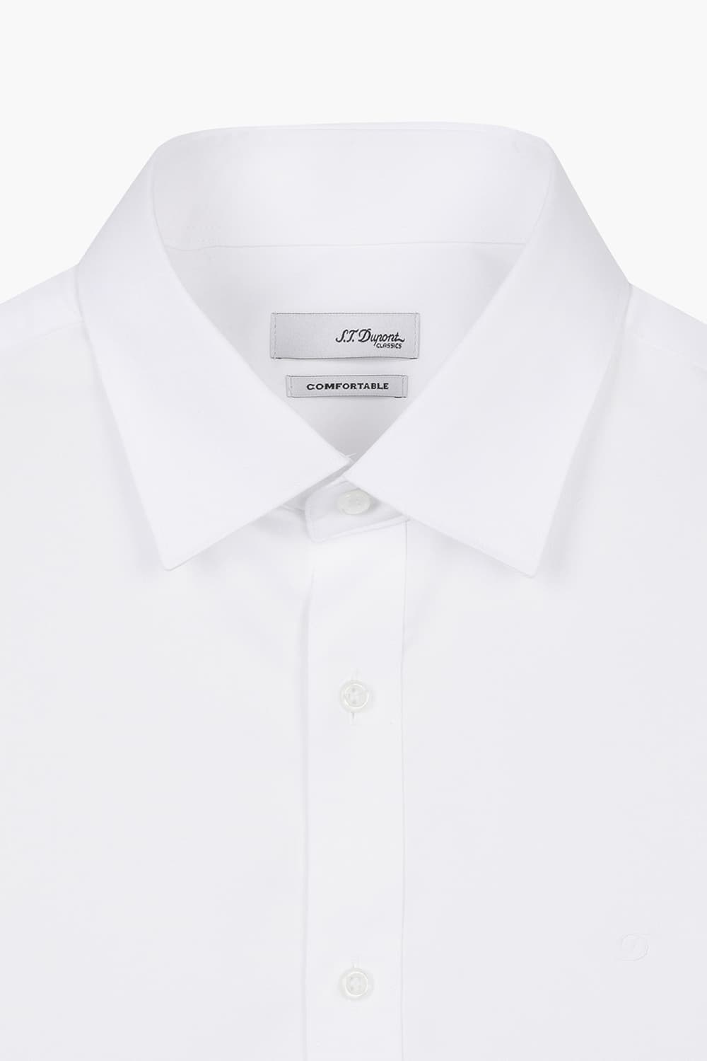 [패밀리세일] 면혼방 솔리드 751 컴포터블 셔츠 화이트