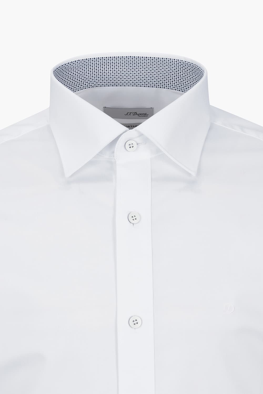 [패밀리세일] 스트레치 배색 포인트 755 컴포터블 셔츠 화이트