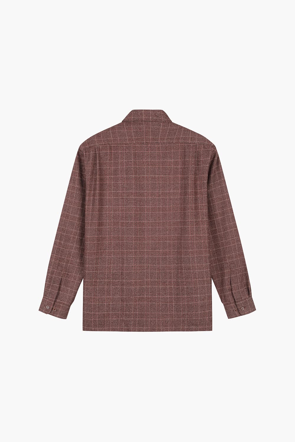 [패밀리세일] 체크 기모 224 비즈니스 셔츠 브라운
