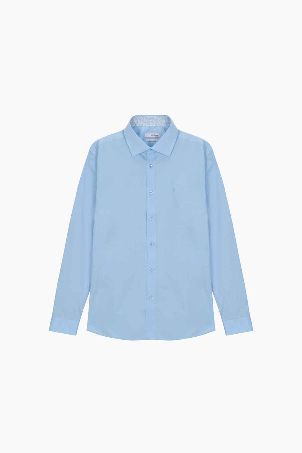 [패밀리세일] 스트레치 배색 925 컴포터블 셔츠 블루