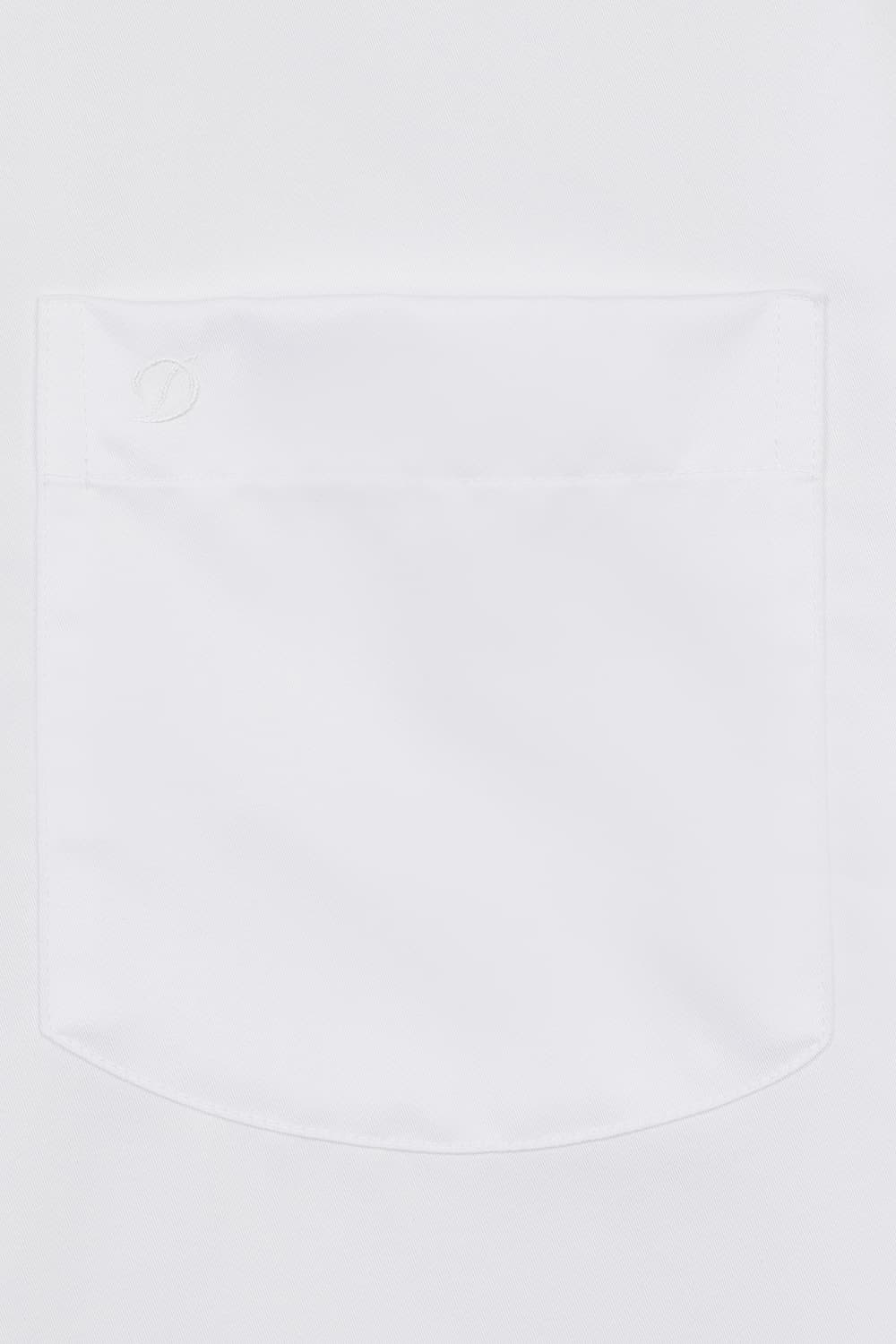 [패밀리세일] 사틴 솔리드 701 비즈니스 셔츠 화이트