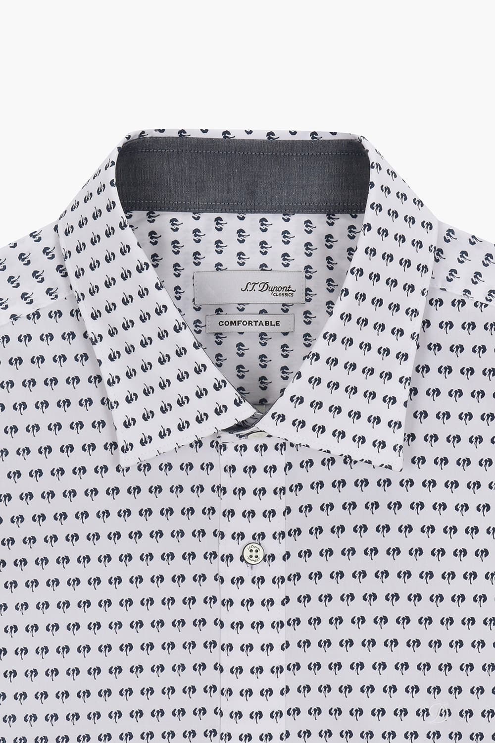 [패밀리세일] 스트레치 프린트 770 컴포터블 셔츠 네이비