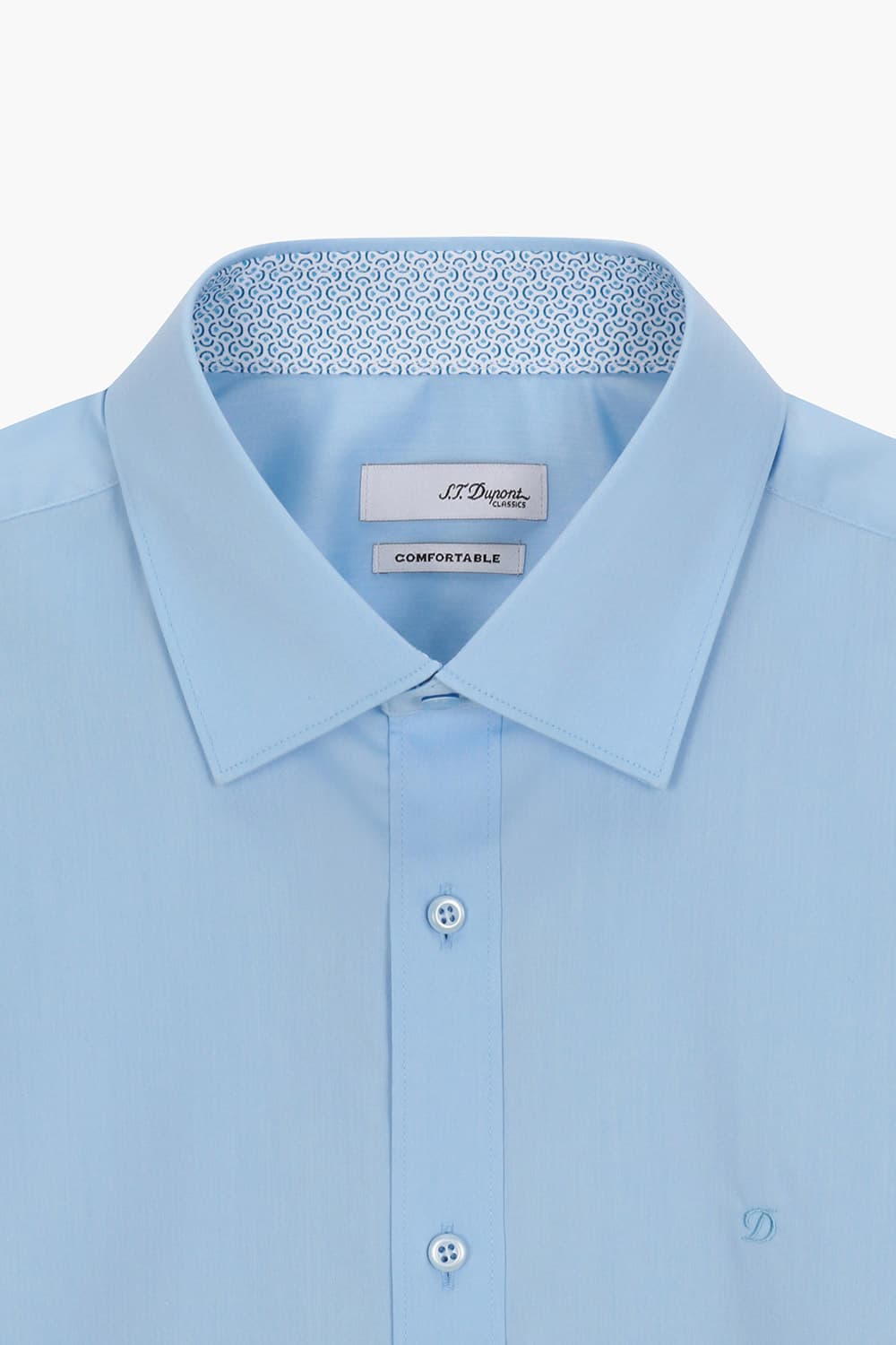 [패밀리세일] 스트레치 배색 925 컴포터블 셔츠 블루