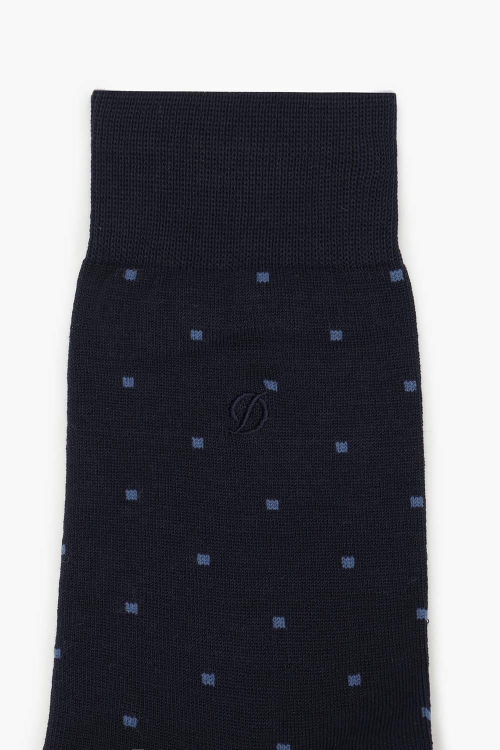 [패밀리세일] 도트 올오버 1002 장목 양말 네이비