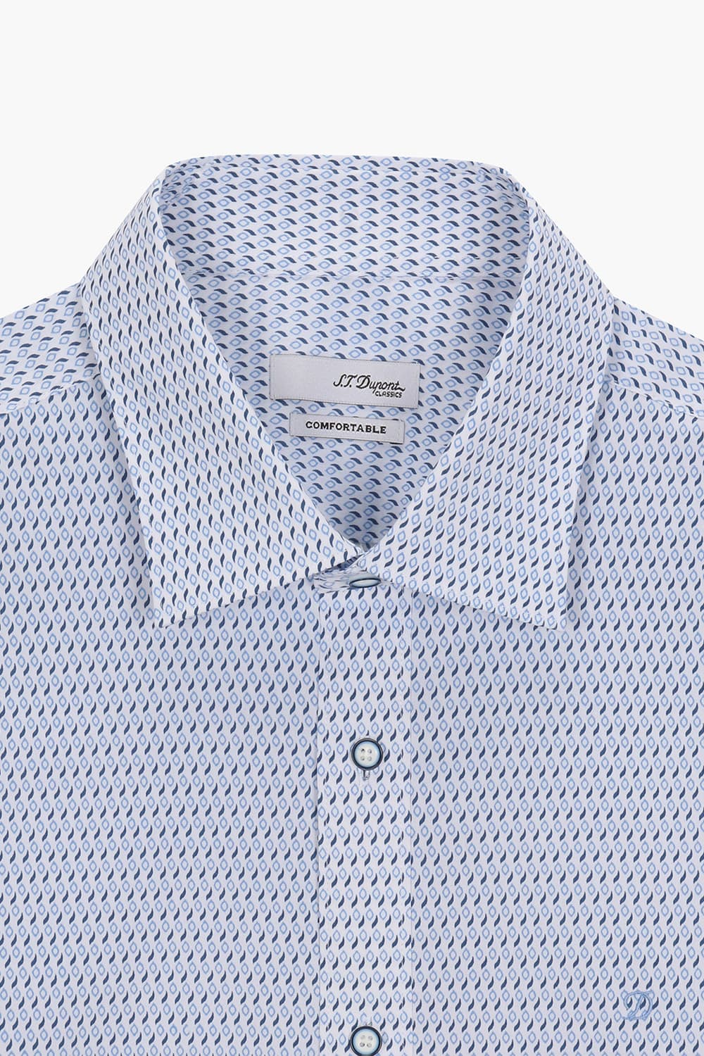 [패밀리세일] 스트레치 프린트 769 컴포터블 셔츠 블루