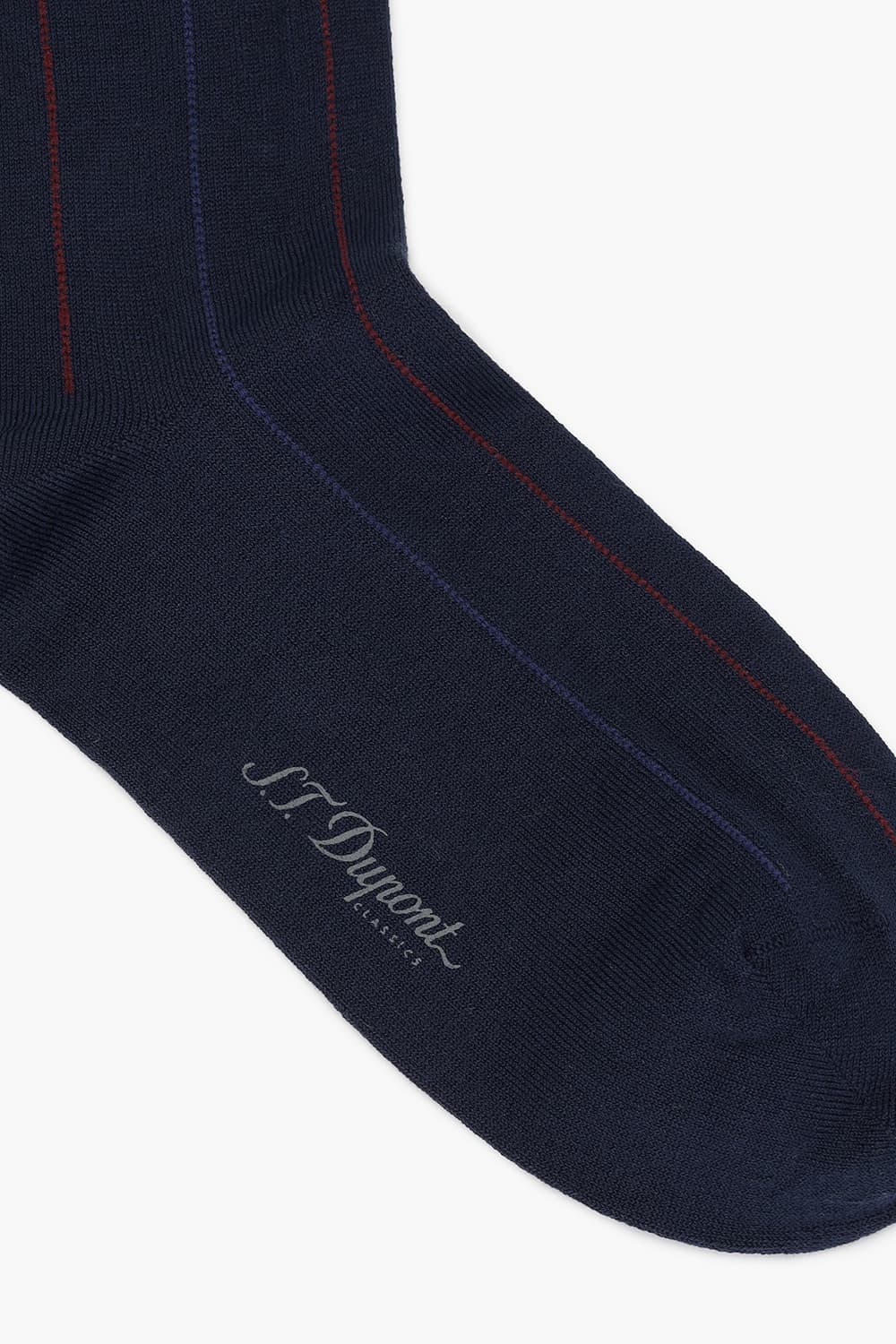 [패밀리세일] 스트라이프 실켓 1005 장목 양말 네이비