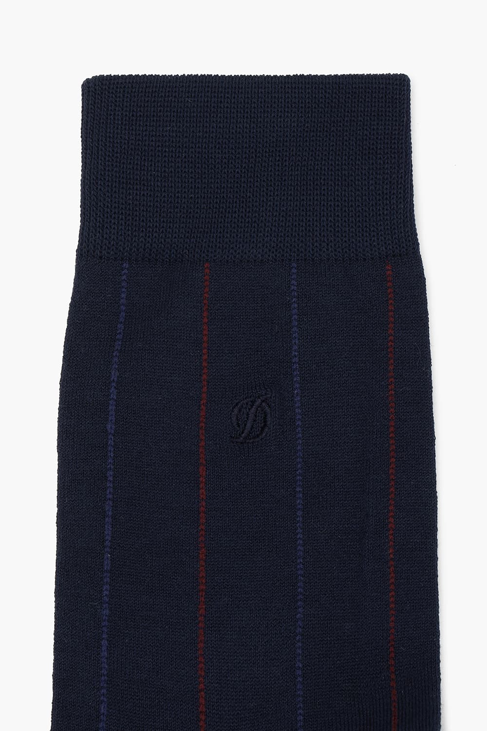 [패밀리세일] 스트라이프 실켓 1005 장목 양말 네이비