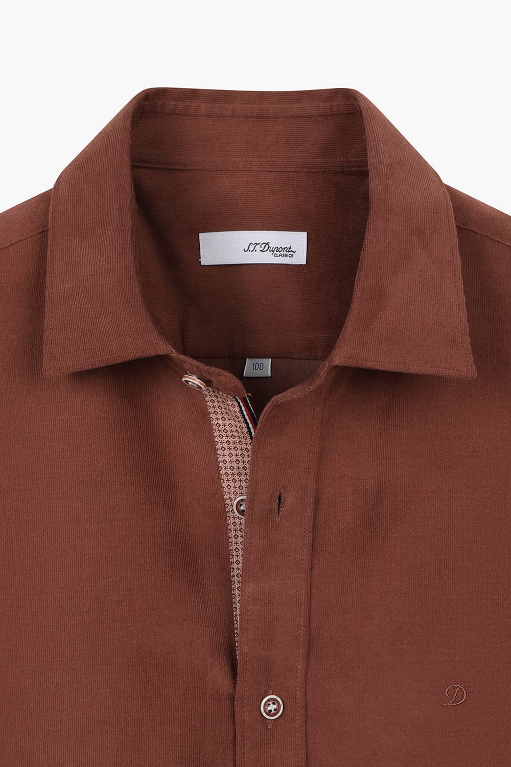 [패밀리세일] 코듀로이 플라켓 트리콜로르 322 컴포터블 셔츠 브라운