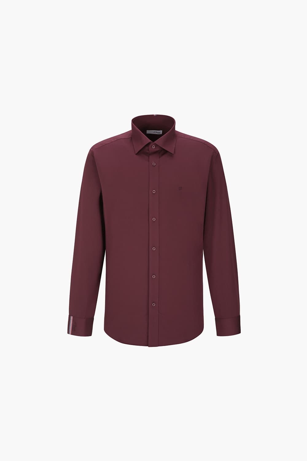 [패밀리세일] 커프스 카라 트리콜로르 376 컴포터블 셔츠 와인