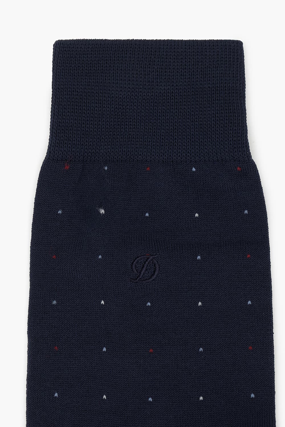 [패밀리세일] 삼색 도트 올오버 1003 장목 양말 네이비