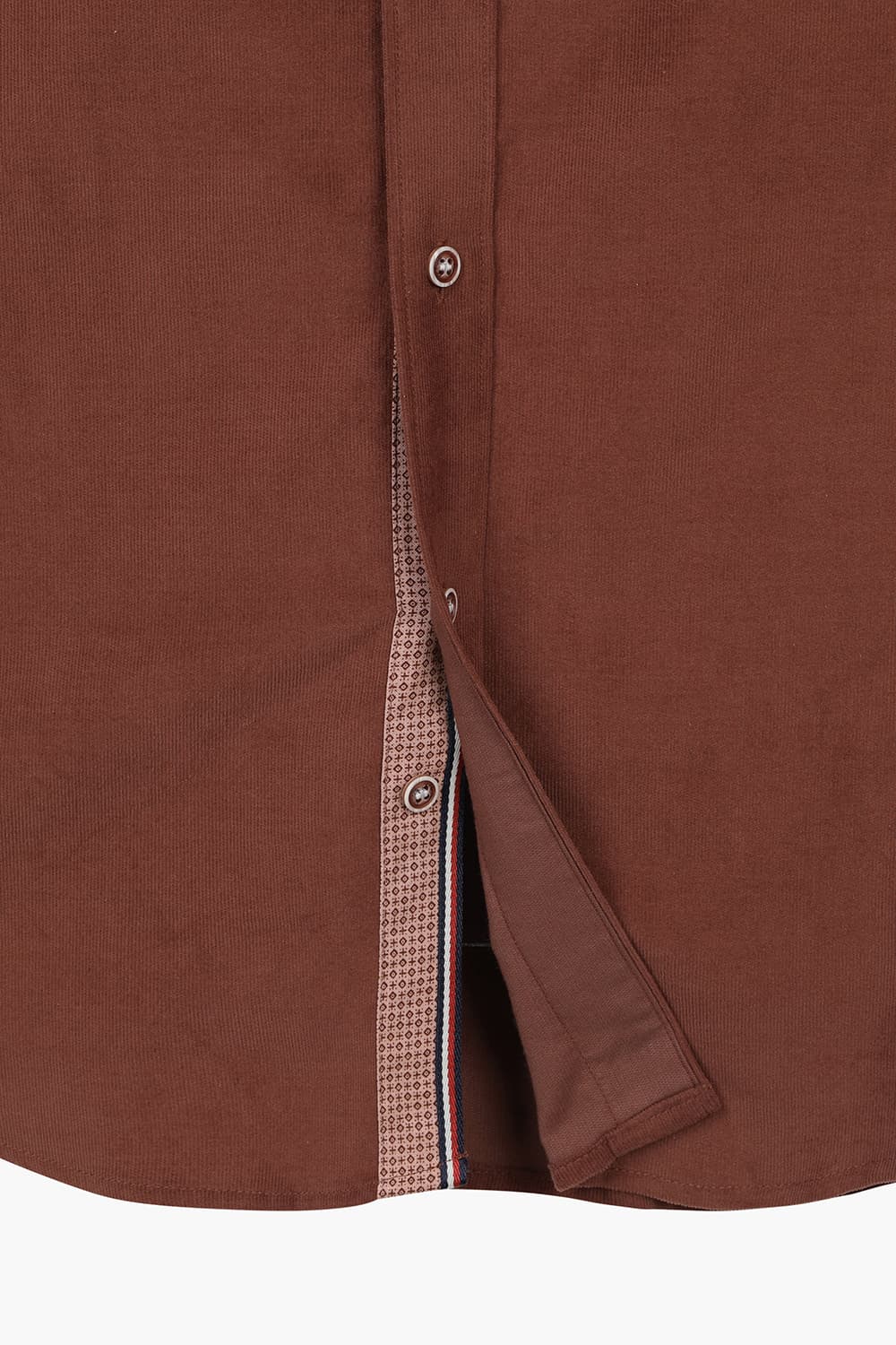 [패밀리세일] 코듀로이 플라켓 트리콜로르 322 컴포터블 셔츠 브라운