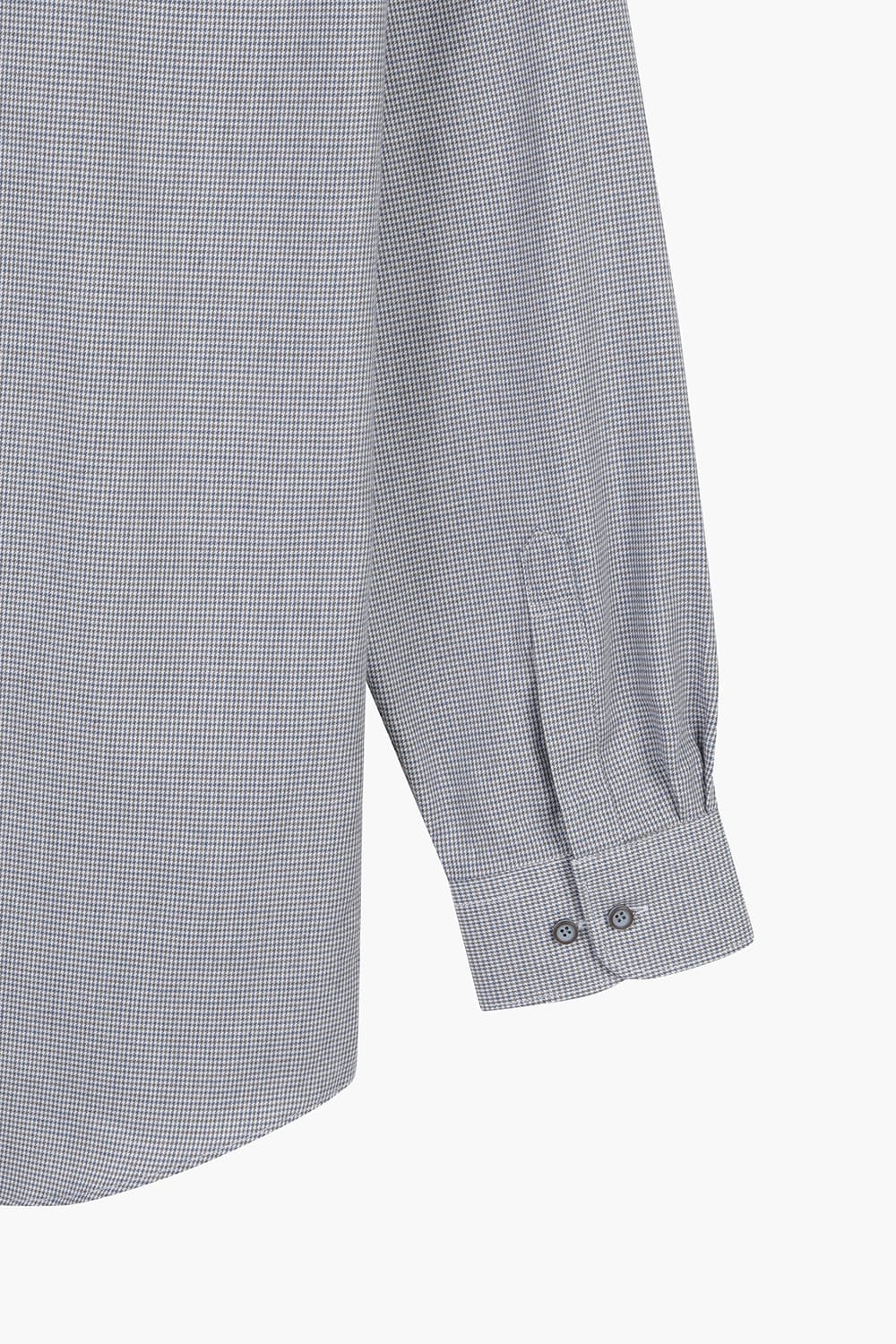 [패밀리세일] 마이크로 하운드투스 체크 기모 706 컴포터블 셔츠 브라운