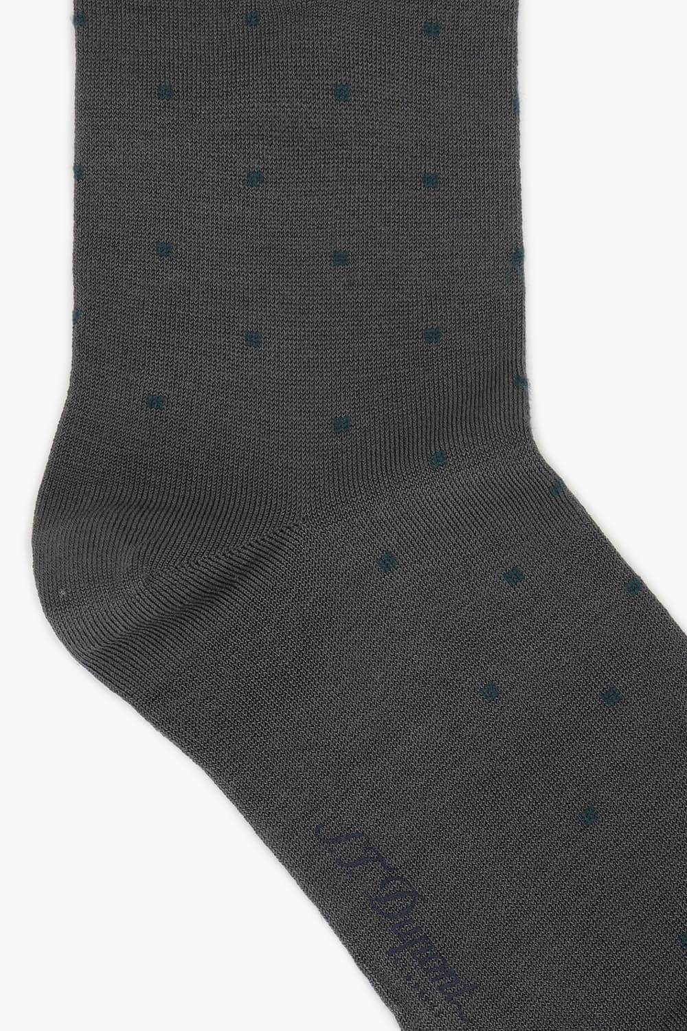 [패밀리세일] 도트 올오버 1002 장목 양말 그레이