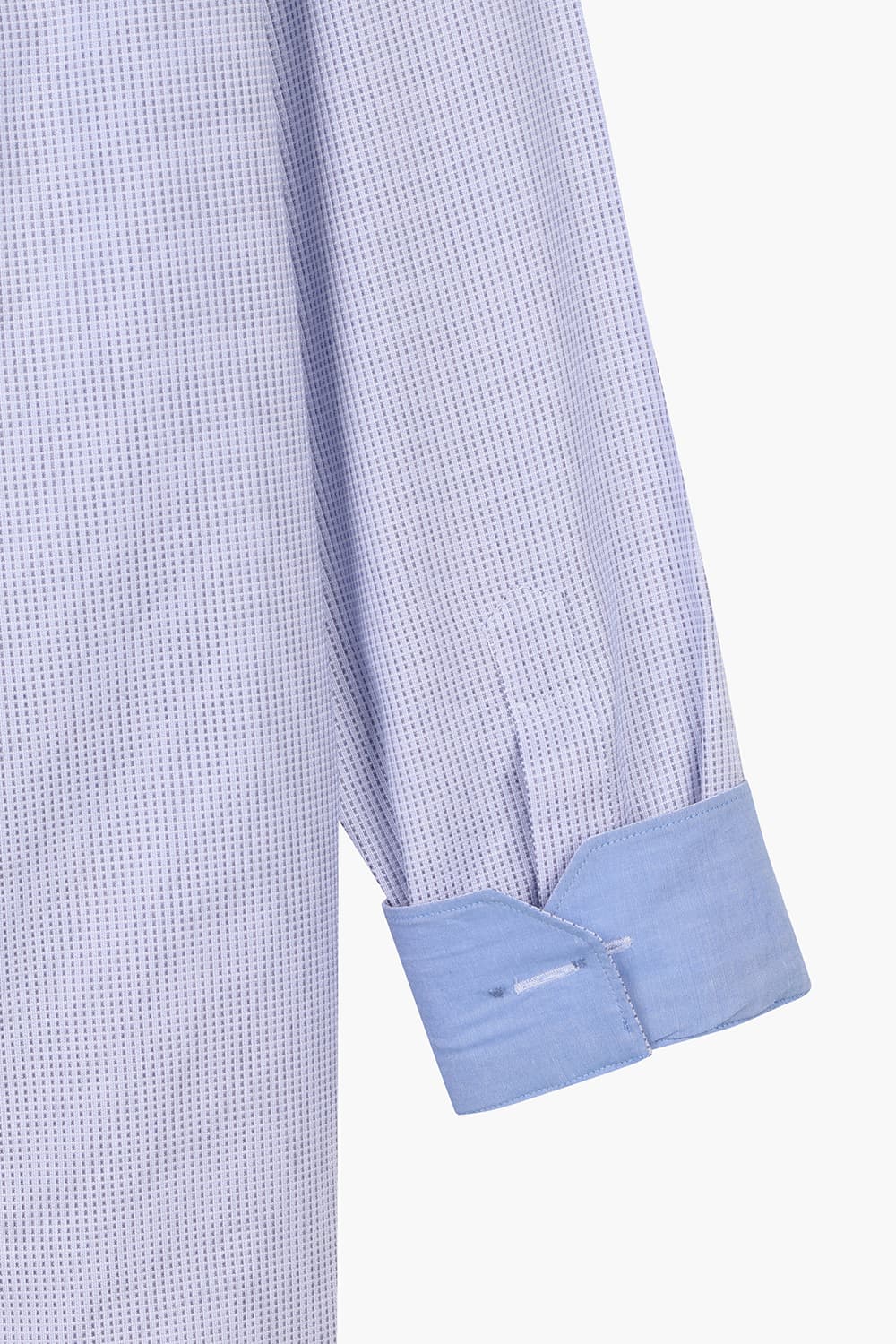 [패밀리세일] 투톤 도비 배색 113 비즈니스 셔츠 블루