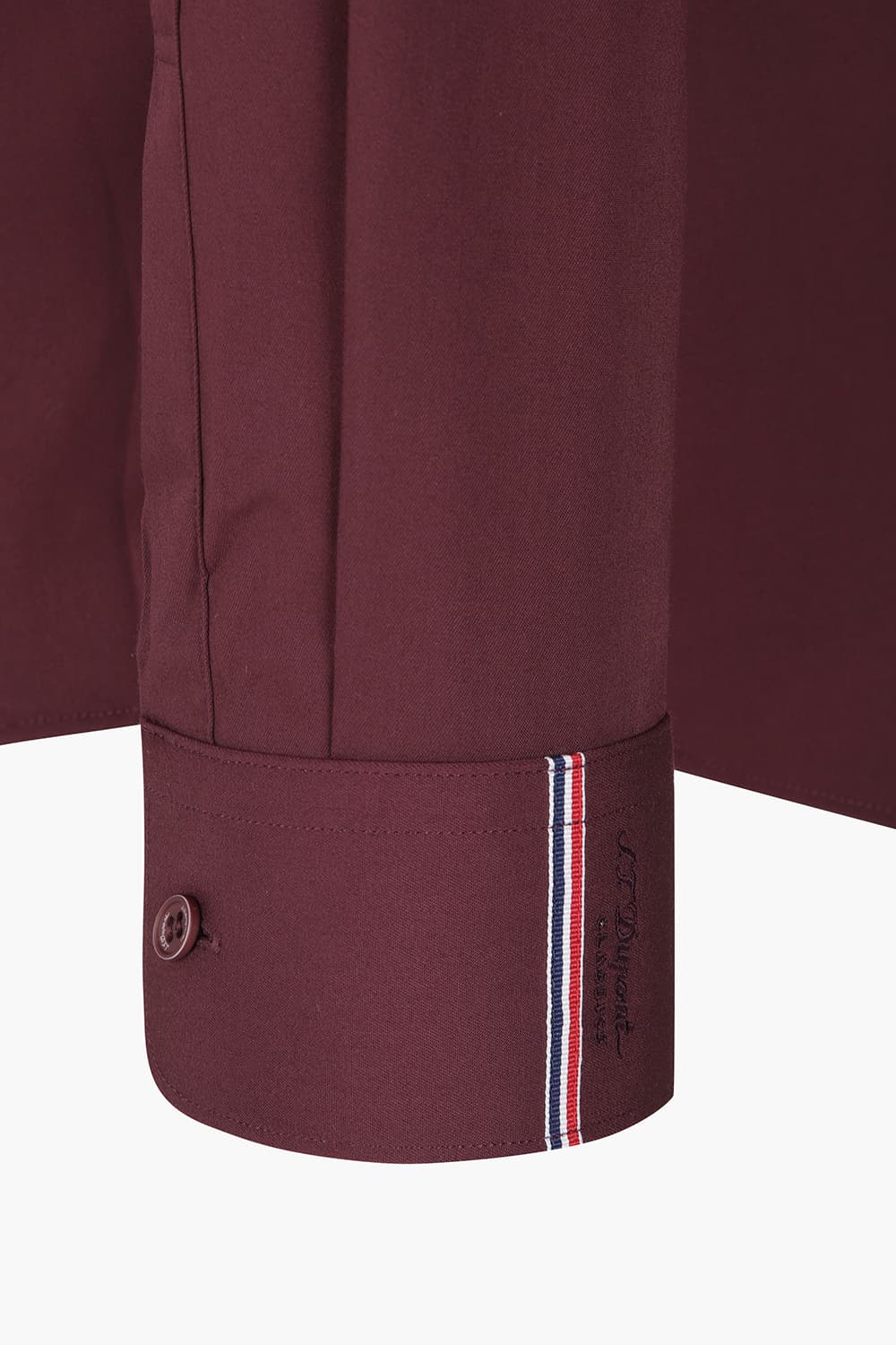 [패밀리세일] 커프스 카라 트리콜로르 376 컴포터블 셔츠 와인