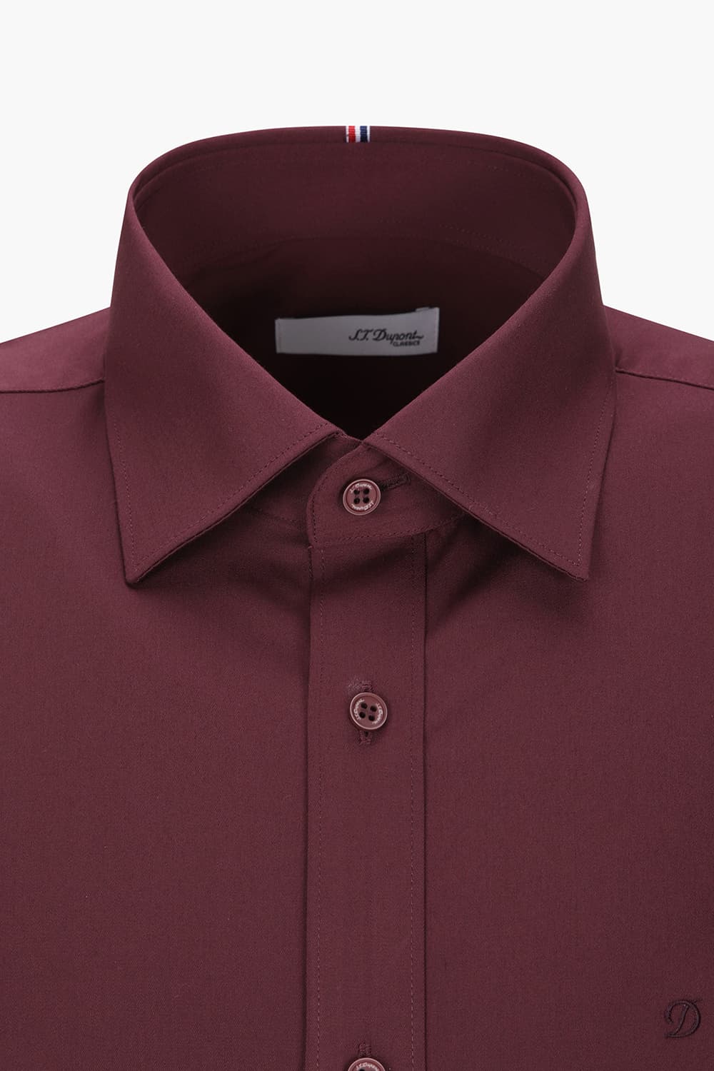 [패밀리세일] 커프스 카라 트리콜로르 376 컴포터블 셔츠 와인