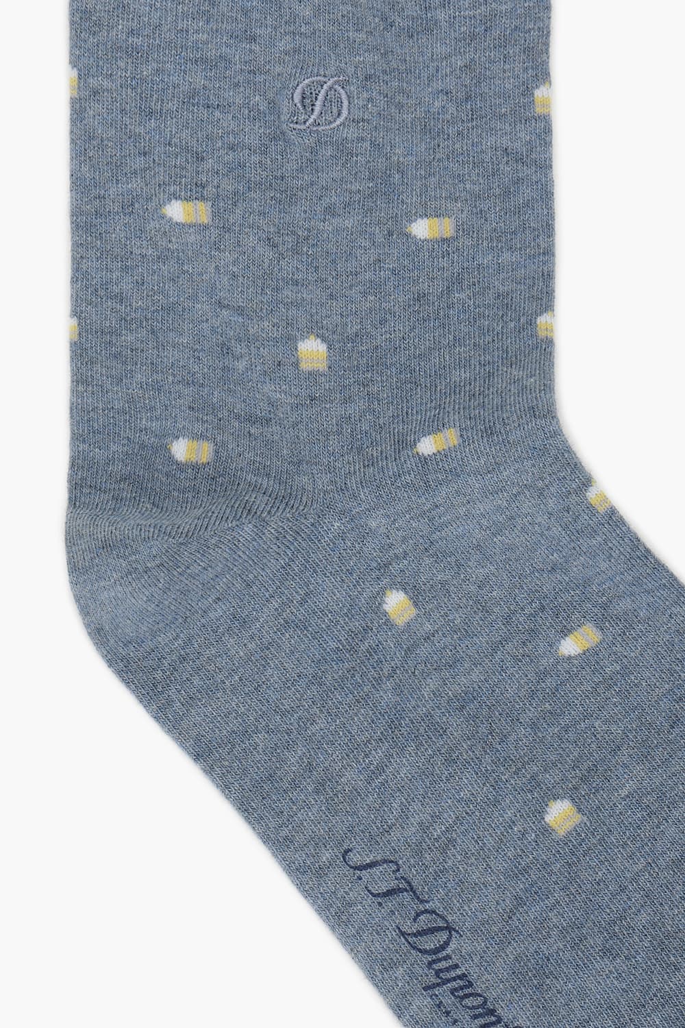 [패밀리세일] 펜슬 모티브 올오버 1301 장목 양말 블루