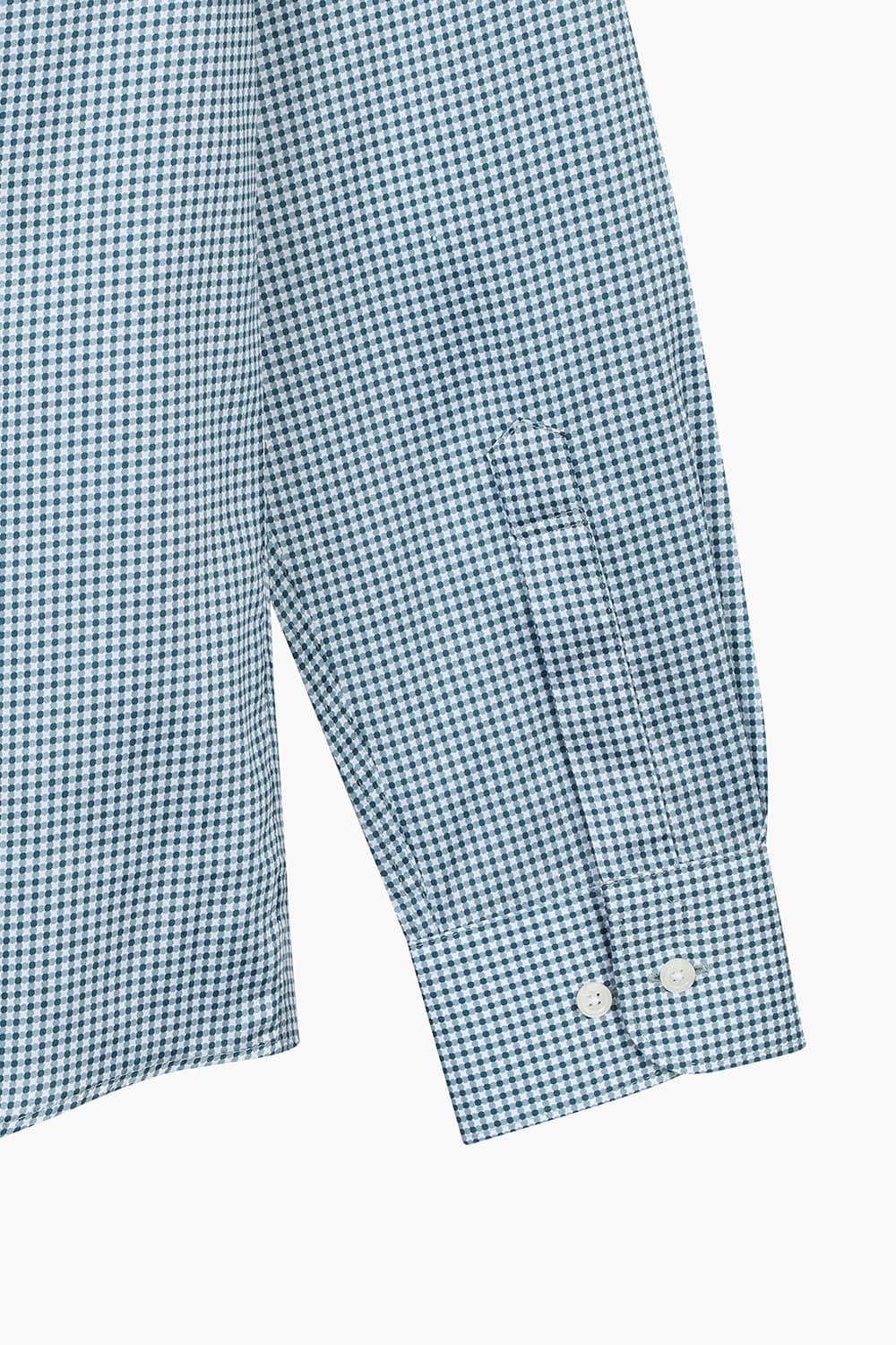 [패밀리세일] 도트 모티브 프린트 255 컴포터블 셔츠 그린