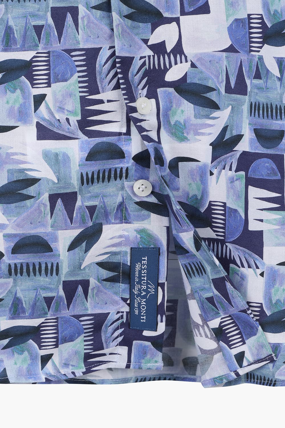 [패밀리세일] 몬티 프린트 509 비즈니스 셔츠 블루