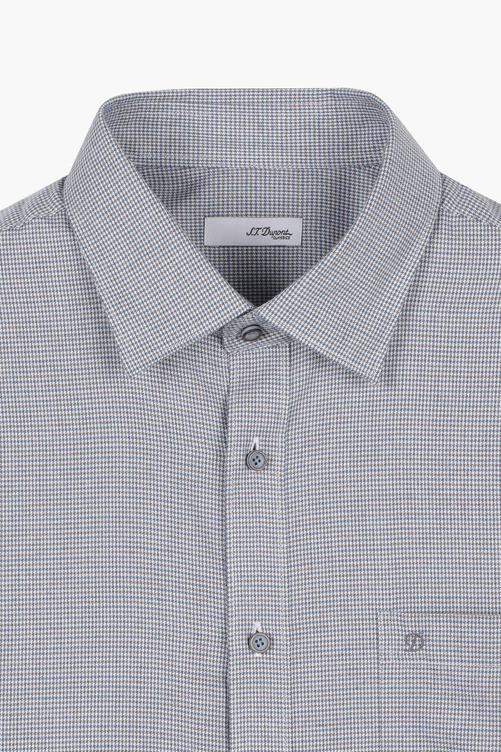 [패밀리세일] 마이크로 하운드투스 체크 기모 706 컴포터블 셔츠 브라운