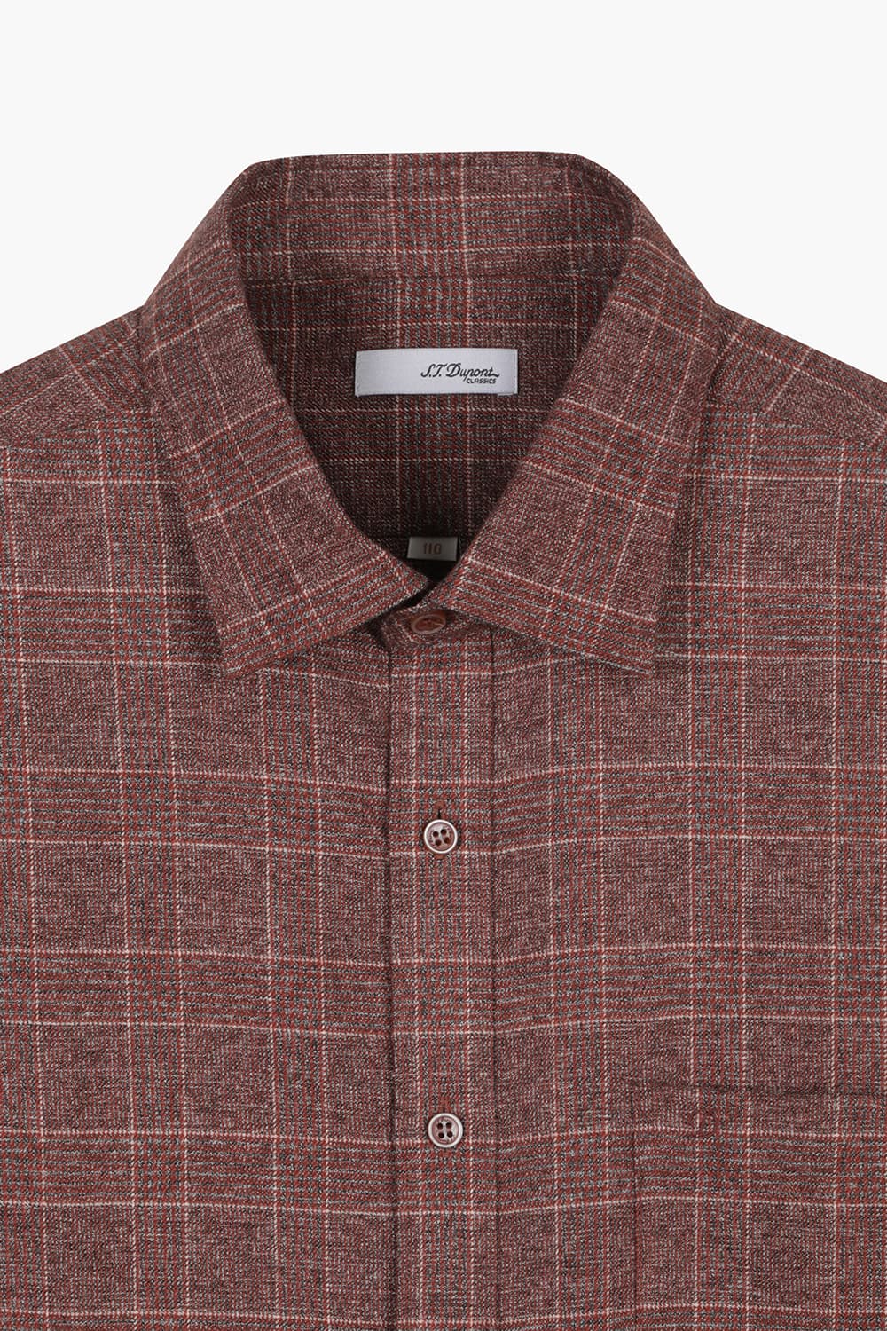 [패밀리세일] 체크 기모 224 비즈니스 셔츠 브라운