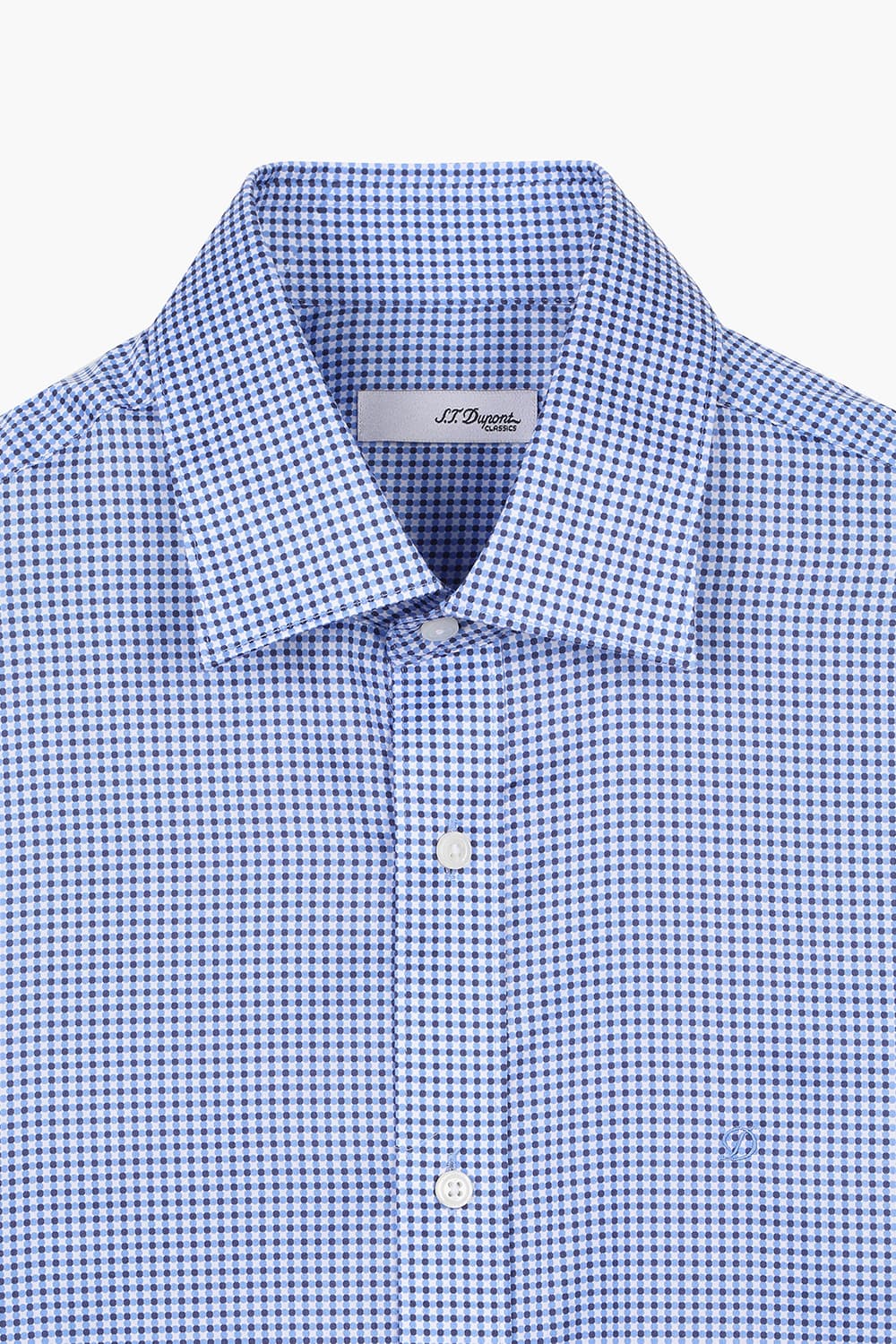 [패밀리세일] 도트 모티브 프린트 255 컴포터블 셔츠 블루