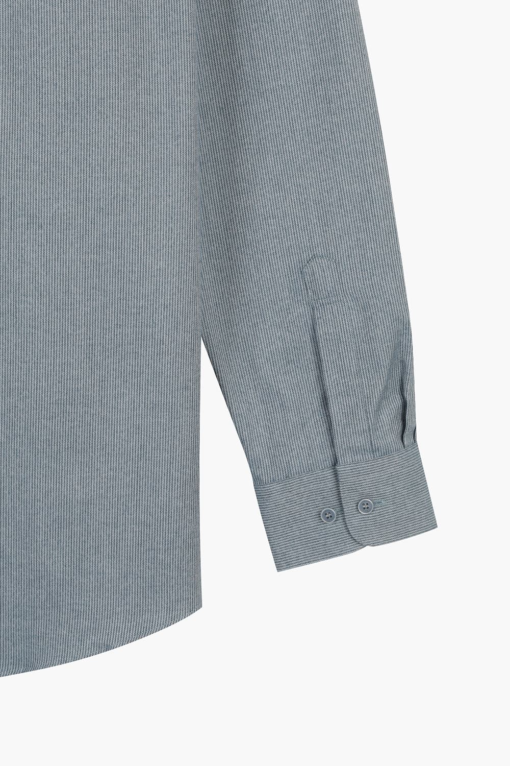 [패밀리세일] 스트라이프 도비 기모 115 비즈니스 셔츠 그린