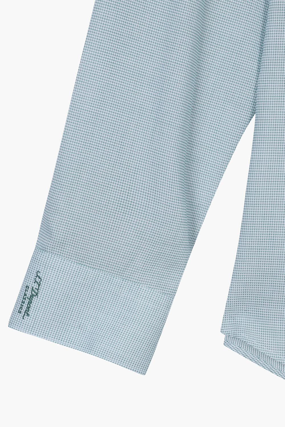 [패밀리세일] 텐셀 도비 솔리드 배색 760 컴포터블 셔츠 그린