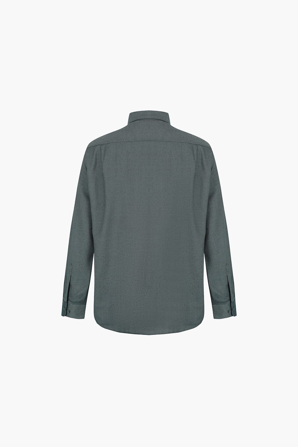 솔리드 기모 배색 732 비즈니스 셔츠 그린 SE4FM12LS733SGE