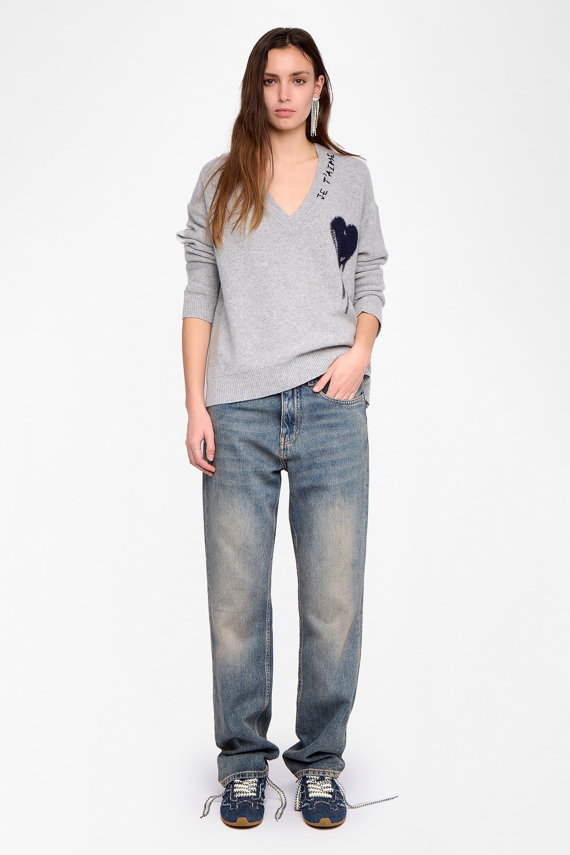 Mikyz Heart Cashmere Sweater