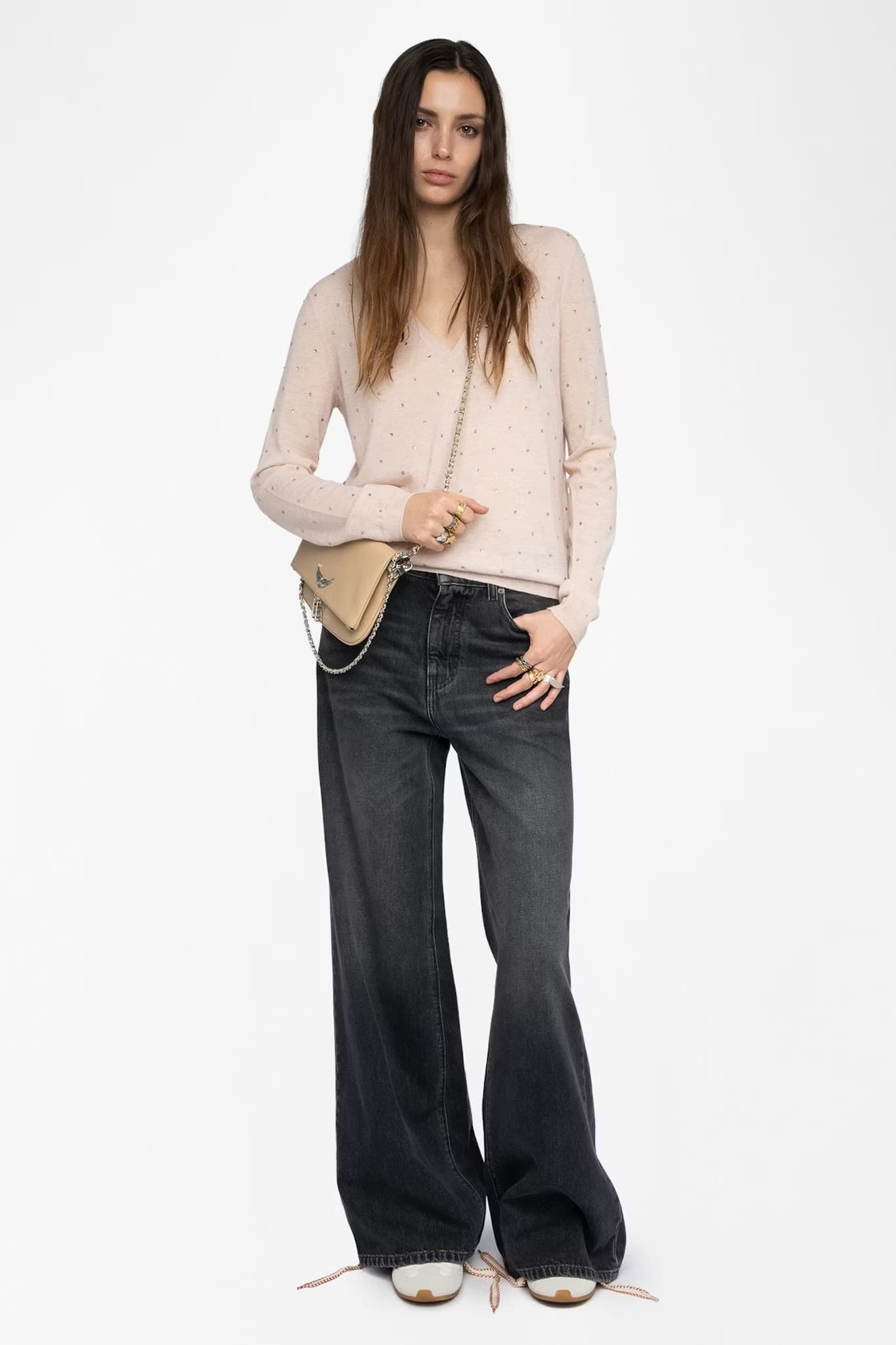 Rivy Strass Cashmere Knit