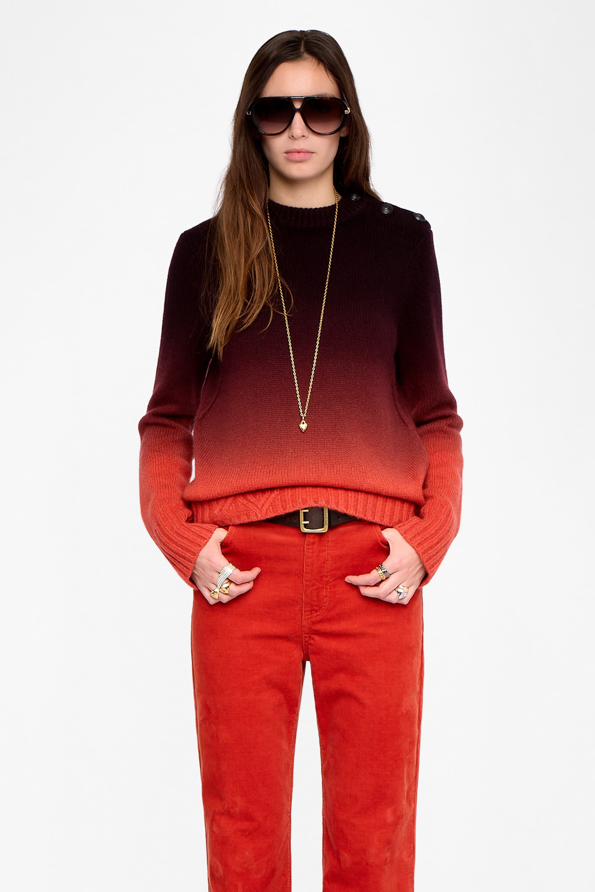 Malty Dye Cashmere Sweater