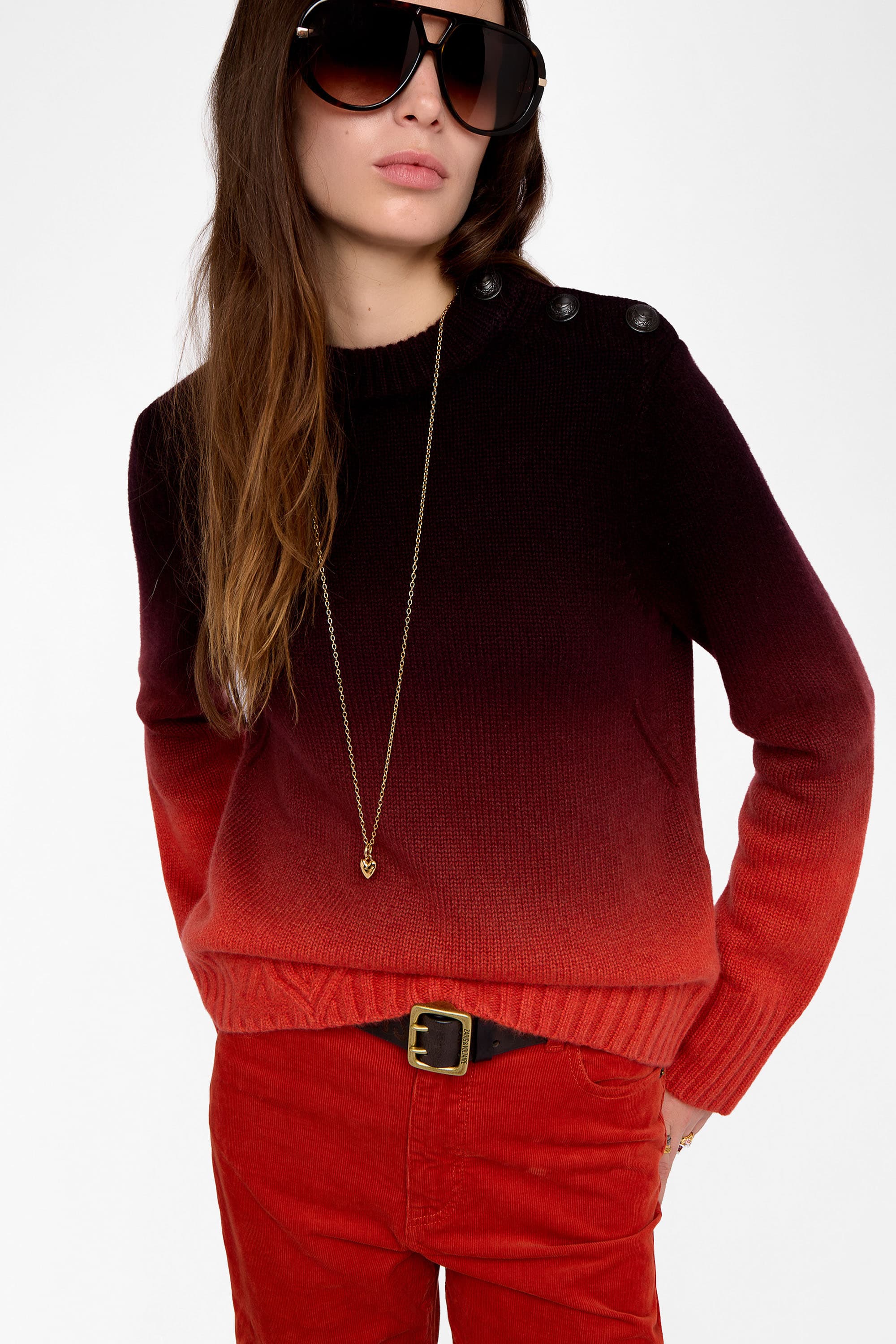 Malty Dye Cashmere Sweater