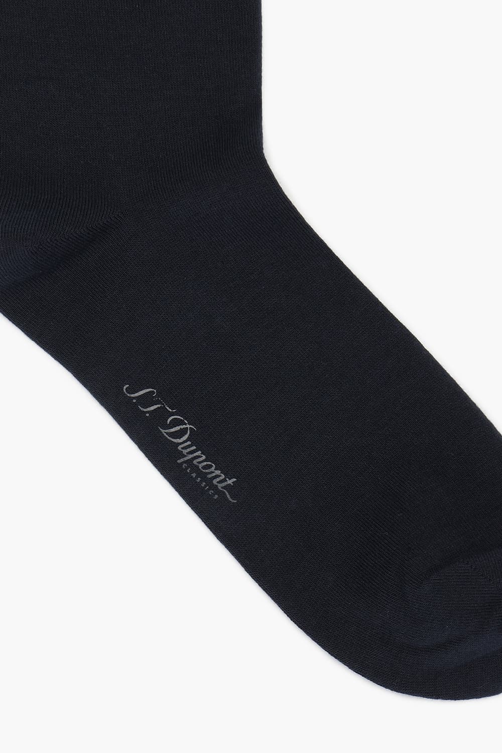 [LAST SIZE] 삼색 자수 1301 장목 양말 네이비