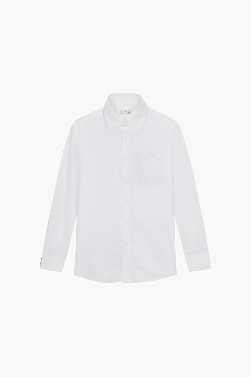 [LAST SIZE] 면 혼방 솔리드 851 비즈니스 셔츠 화이트