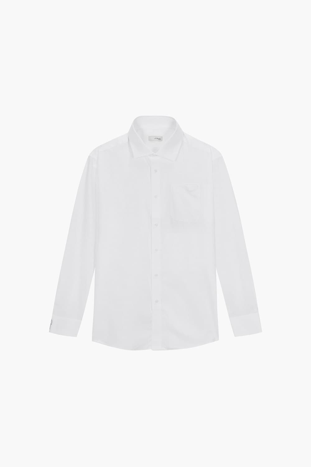 [LAST SIZE] 면 혼방 솔리드 802 비즈니스 셔츠 화이트