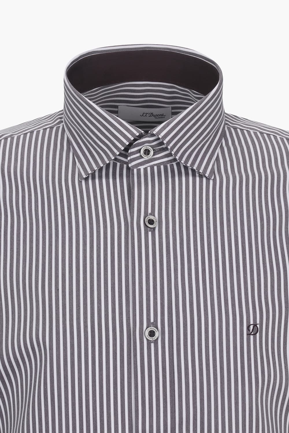 [LAST SIZE] 스트라이프 배색 포인트 116 비즈니스 셔츠 와인